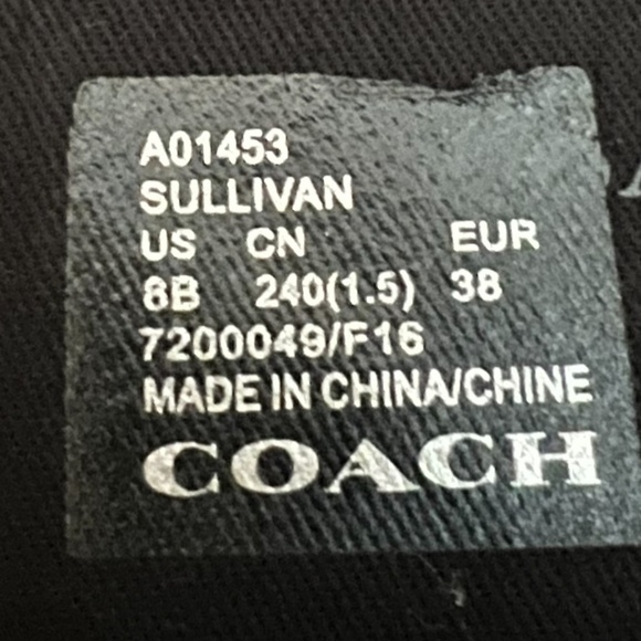 Coach 'Sullivan' Riding Women'sPebbled leather Boot, Size 8B, Brown - Picture 12 of 15